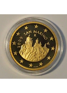 2009 - 50 Centesimi SAN MARINO fondo specchio da cofanetto